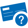 ID card question icon